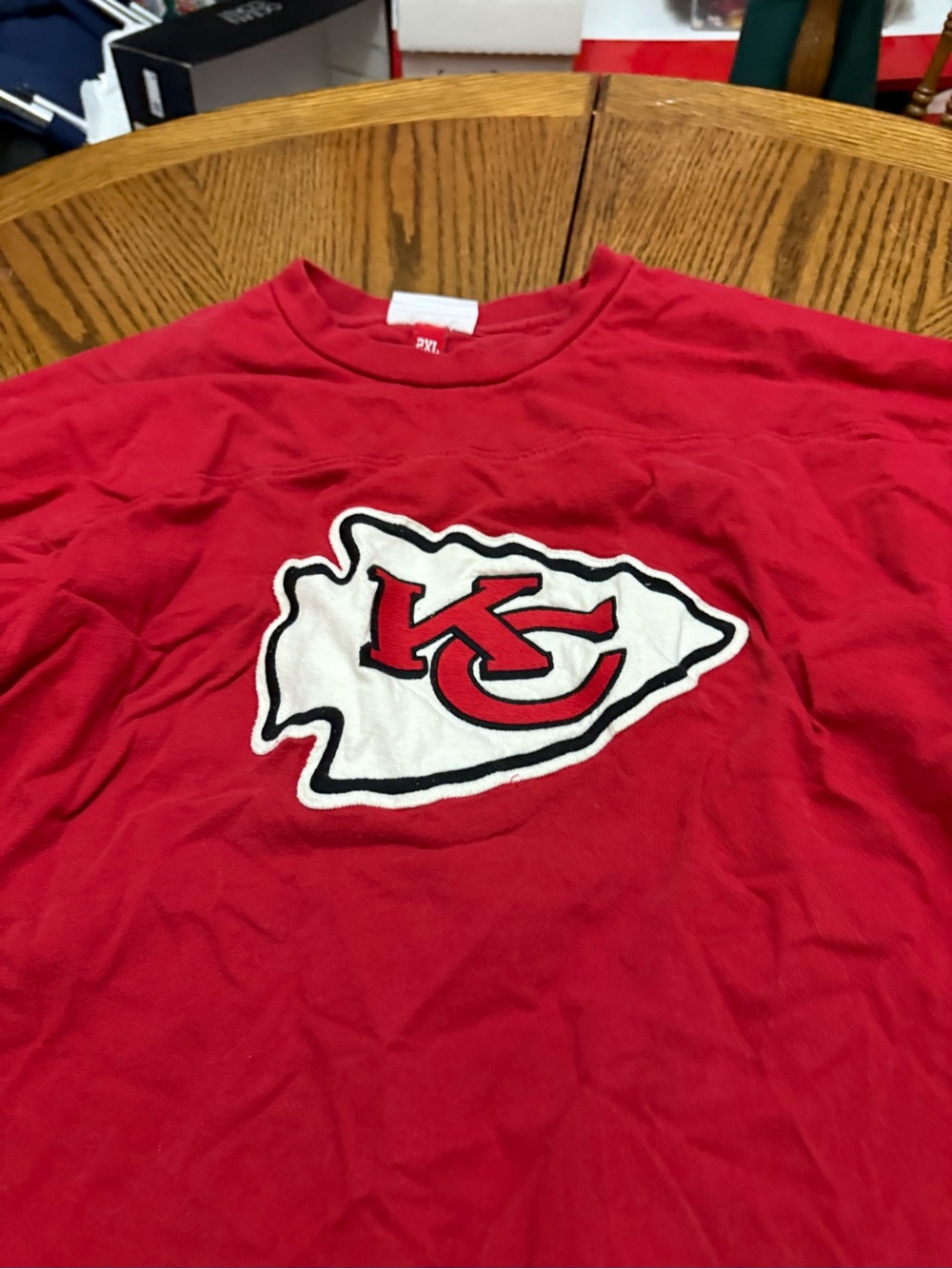 Mitchell and Ness Throwback KC Chiefs Long Sleeve - Picture 5 of 7